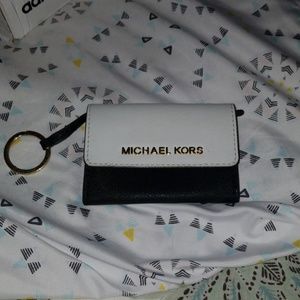 Michael Kors card wallet w/key ring